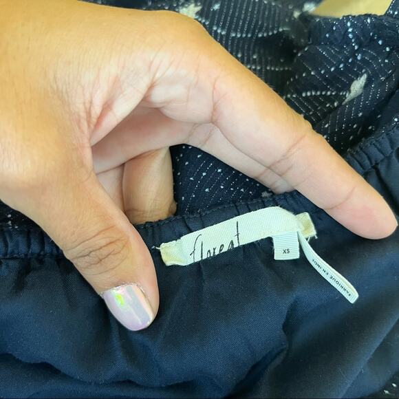 Anthropologie Floreat Starlit Cold Shoulder Blouse - Picture 7 of 8